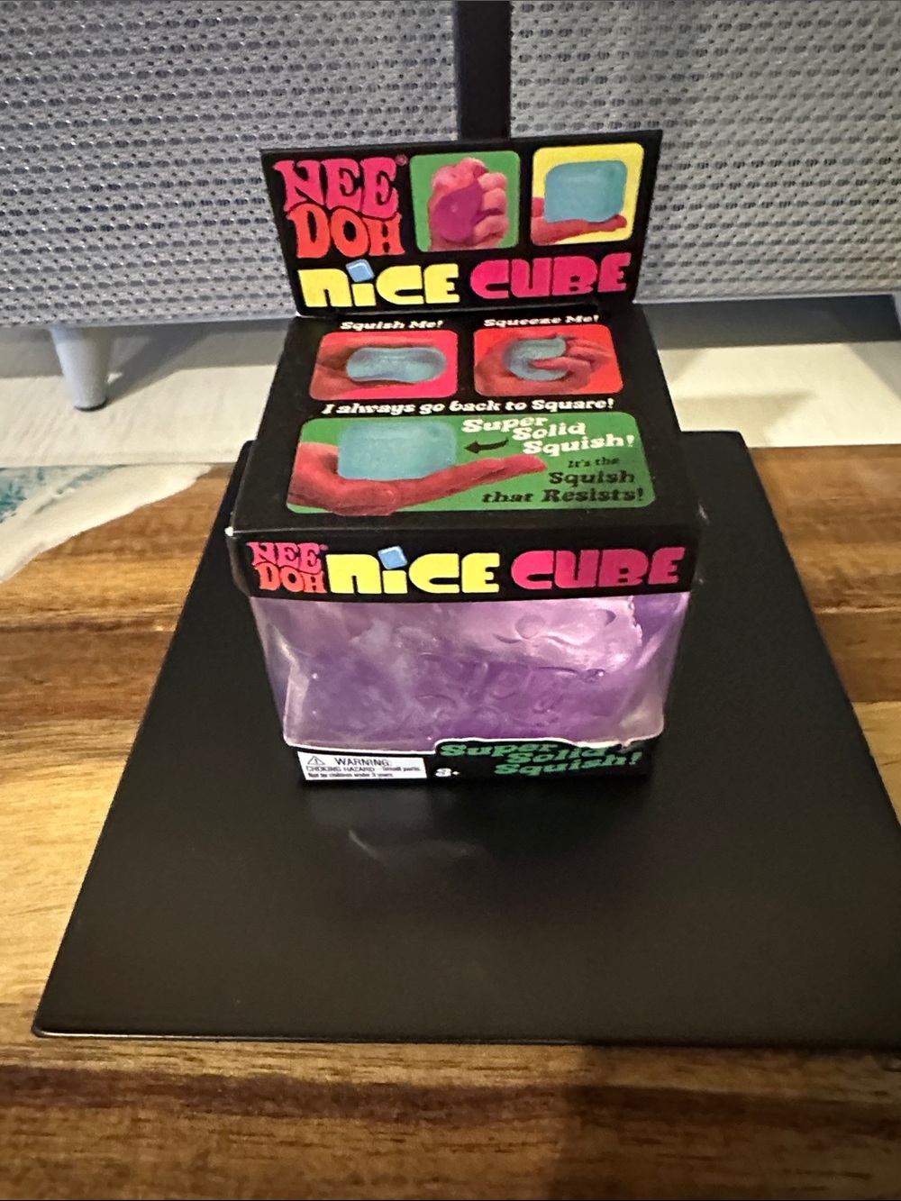 Nice Cube Purple Kids Squishy Toy